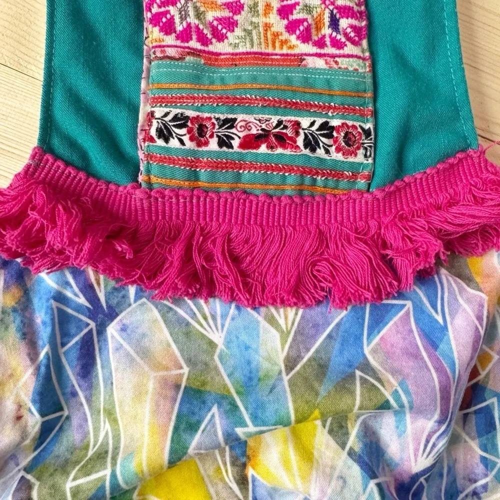 Liboosha Handmade Romper. Size 3/4. HTF. Great Condition. Boho. Party. Birthday